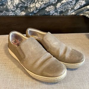 Leather slip on sneakers by Born - EUC